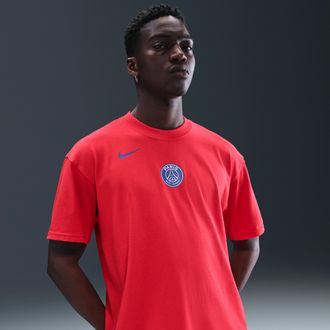 Nike Paris Saint-Germain Nike Mens Total 90 Soccer T-Shirt in Red | HV4922-679