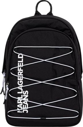 Karl Lagerfeld String Utility Rugzak - Heren - Rugzakken - Zwart - ONE Size - Tassen