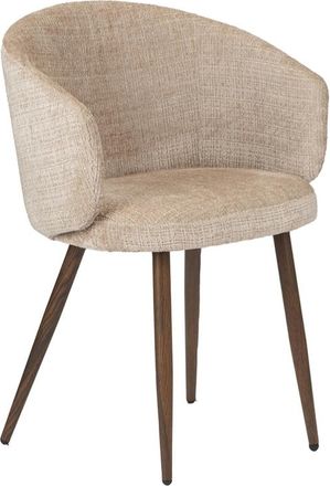 Global Interiors Design Stuhl Luna mit Armlehnen - Cream