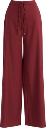 Max Mara Broeken, Dames, Rood, 2Xs, Wol, Mstcrisma Wijde Broek
