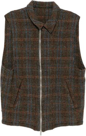 Undercover Geruite bodywarmer - Bruin