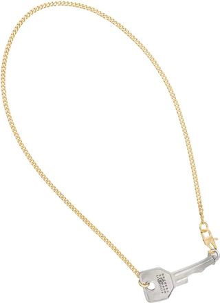 Maison Margiela P9390 Klassieke Schakelketting - Dames - Accessoires - Grijs - Maat: M