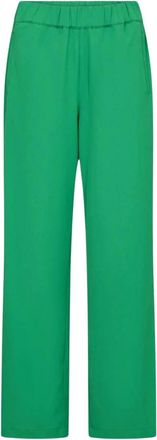 Co'Couture Aminacc Pantalons - Dames - Wijde Broeken - Groen - XL - Broeken