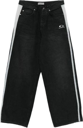 Balenciaga Logo Side-stripe Jeans