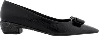 Ferragamo Riace Vara Bow Pumps, Size 7 C