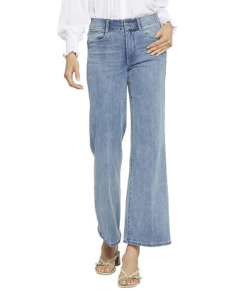 NYDJ High Rise Crystalline Wide Leg Jean