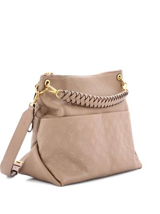 Louis Vuitton Melie Handbag leren hobo tas met monogram-print - Beige