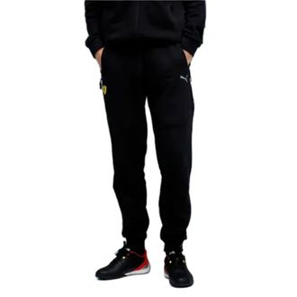 Puma Puma, Broeken, Heren, Zwart, S, Katoen, Scuderia Ferrari Trainingsbroeken