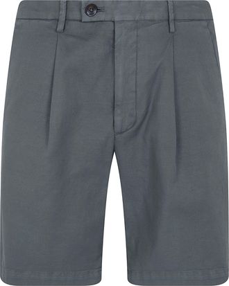 Michael Coal Cotton & Linen Bermuda Trousers