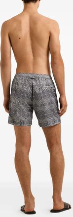 Orlebar Brown Mens Bulldog Drawcord Patterned Swim Shorts Ss26 M