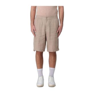 Blauer Linnen Shorts - Heren - Korte broeken - Beige - Maat: W38 Linnen