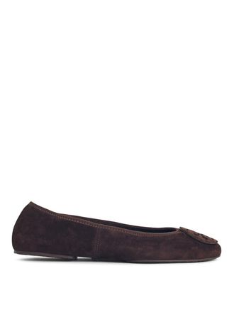 Tory Burch Dancer the suede dark cocoa