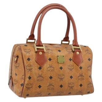 MCM Pre-owned Handbags, female, Brown, Size: ONE SIZE Pre-owned Hand Bag