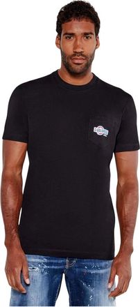 Dsquared2 Korte Mouw Modieuze T-shirt - Heren - T-shirts - Zwart - L - Tops