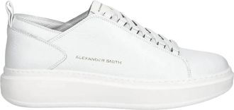 Alexander Smith Wembley Deconstructed - Heren - Sneakers - Wit - 44 EU - Leer - Schoenen