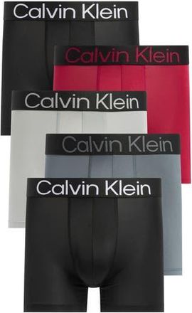 Calvin Klein 5-Pack Boxer Briefs in Ck Black Multi at Nordstrom Rack, Size Small