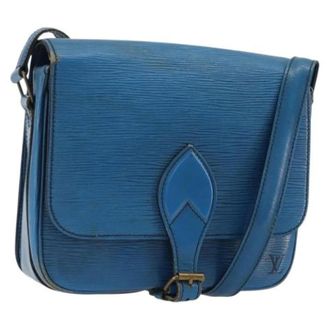 Louis Vuitton Pre-owned Vintage Cross Body Bag - Dames - Pre-owned - Blauw - Maat: ONE Size Leer