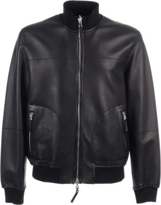 The Jack Leathers Cash Revers.j 34 Leren Jas - Heren - Leren en Su&egrave;de Jassen - Zwart - 2XL - Leer - Jassen