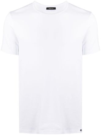 Tom Ford T-Shirt Intima In Jersey Con Etichetta Logo-Uomo