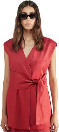 Liviana Conti Mujer, Chaquetas, Rojo, Talla: S