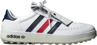 adidas Coursecup Cloud White spikeless golf cleats - men - Calf Leather/Fabric/Rubber - 11 - Brown