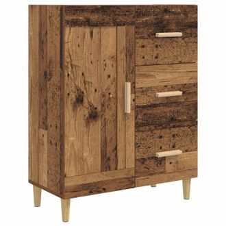 vidaXL Aparador Madera Envejecida 69,5 X 34 X 90 Cm Vidaxl