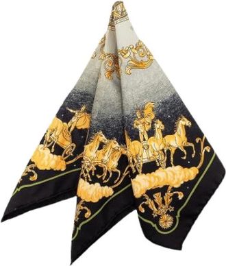 Herm&egrave;s Pre-owned Cosmos Square Zijden Zakdoek - Dames - Vintage Accessoires - Veelkleurig - ONE Size - Vintage