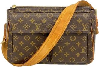 Louis Vuitton Pre-owned Cross Body Bags, female, Brown, Size: ONE SIZE Pre-owned Viva Cite GM Shoulder Bag
