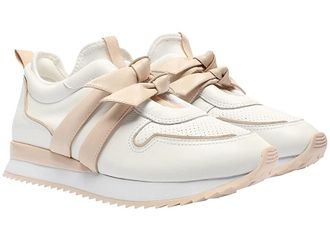 Alexandre Birman Mia Womens Shoes White/Shell : 7 M, Leather