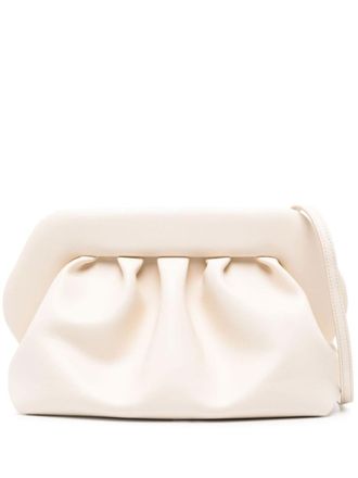 Themoir&egrave; White White Bios Vegan Leather Clutch
