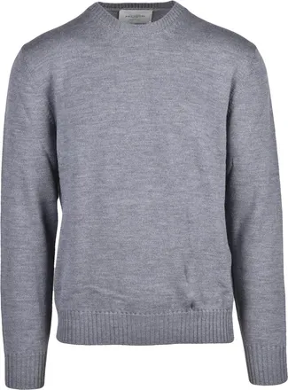 Ballantyne Wool Crew Neck Sweater - Grey