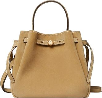 Tory Burch Beige Romy Small Bucket Bag