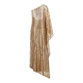 Taller Marmo Le Dune Lange Jurk - Dames - Jurken - Bruin - Maat: XS Poliester