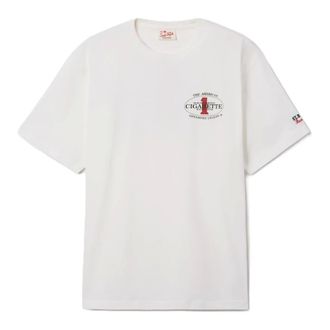 MC2 Saint Barth T-Shirts, male, White, Size: 2XL Portland Man Cotton T-Shirt