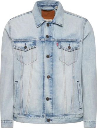 Levi's JAS Mannen THE Tucker Jacket NEW - Heren - Spijkerjassen - Blauw - M - Katoen - Jassen