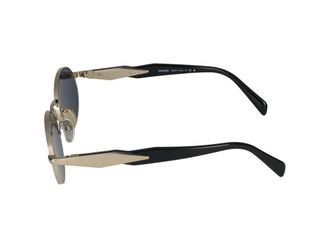 Prada Womens 0pr Metal Oval Sunglasses Silver