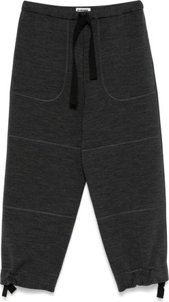 Jil Sander Pantaloni effetto m&eacute;lange - Grigio