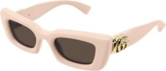 Gucci Authentieke stijlvolle brillen van premium kwaliteit - Dames - Accessoires - Roze - Maat: 49 MM