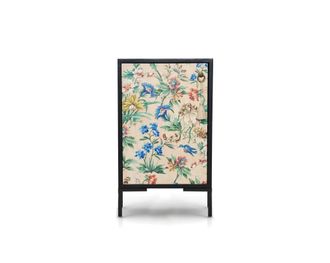 Really Nice Things Mesita de noche de MDF estampado floral