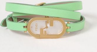 Fendi Orologio OLock Vertical Fendi in acciaio inossidabile e pelle