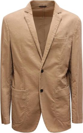 AT.P. CO Heren, Jassen, Beige, Maat: XL Velours