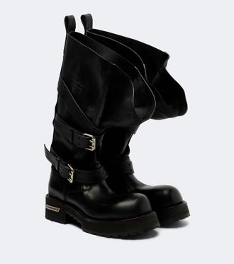 Balenciaga Botas Venom de piel