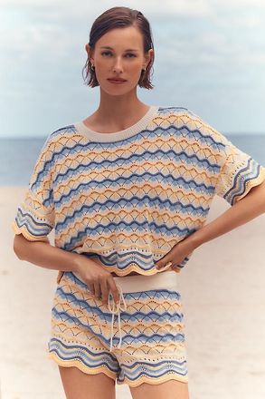 L*Space Sun Chaser Crochet Crop Top