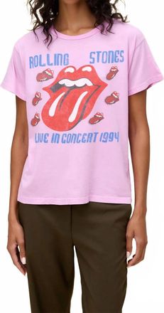 Daydreamer Rolling Stones Live 1994 Tee In Pink