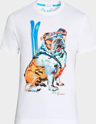 Robert Graham Mens Ski Graham Cotton T-Shirt