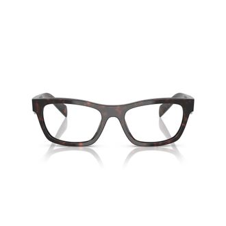 Prada 0pr B01v Rectangular Tortoiseshell Acetate Eyeglasses