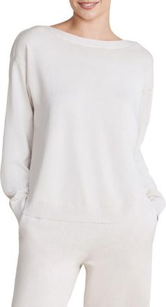 Barefoot Dreams Sunbleached Boat Neck Top in Sand Dune at Nordstrom Rack, Size X-Large