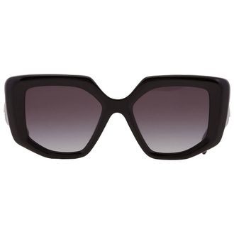 Prada Grey Gradient Irregular Ladies Sunglasses PR 14ZS 1AB09S 50