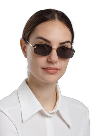 Ana Hickmann AH3333 Metal Frame Sunglasses - Gold