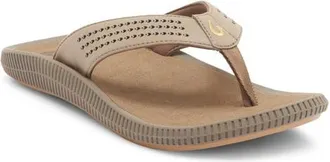 Olukai Ulele Flip Flop in Mustang/mineral at Nordstrom, Size 13